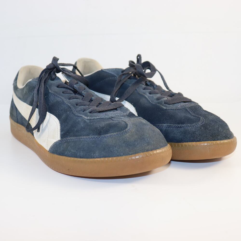 Puma Suede Classic Gum Sole Sneakers‎ – Men’s Size 12 – Navy Blue & White